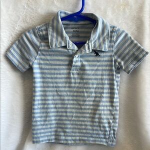 Carter's Blue Striped Kids Polo Shirt